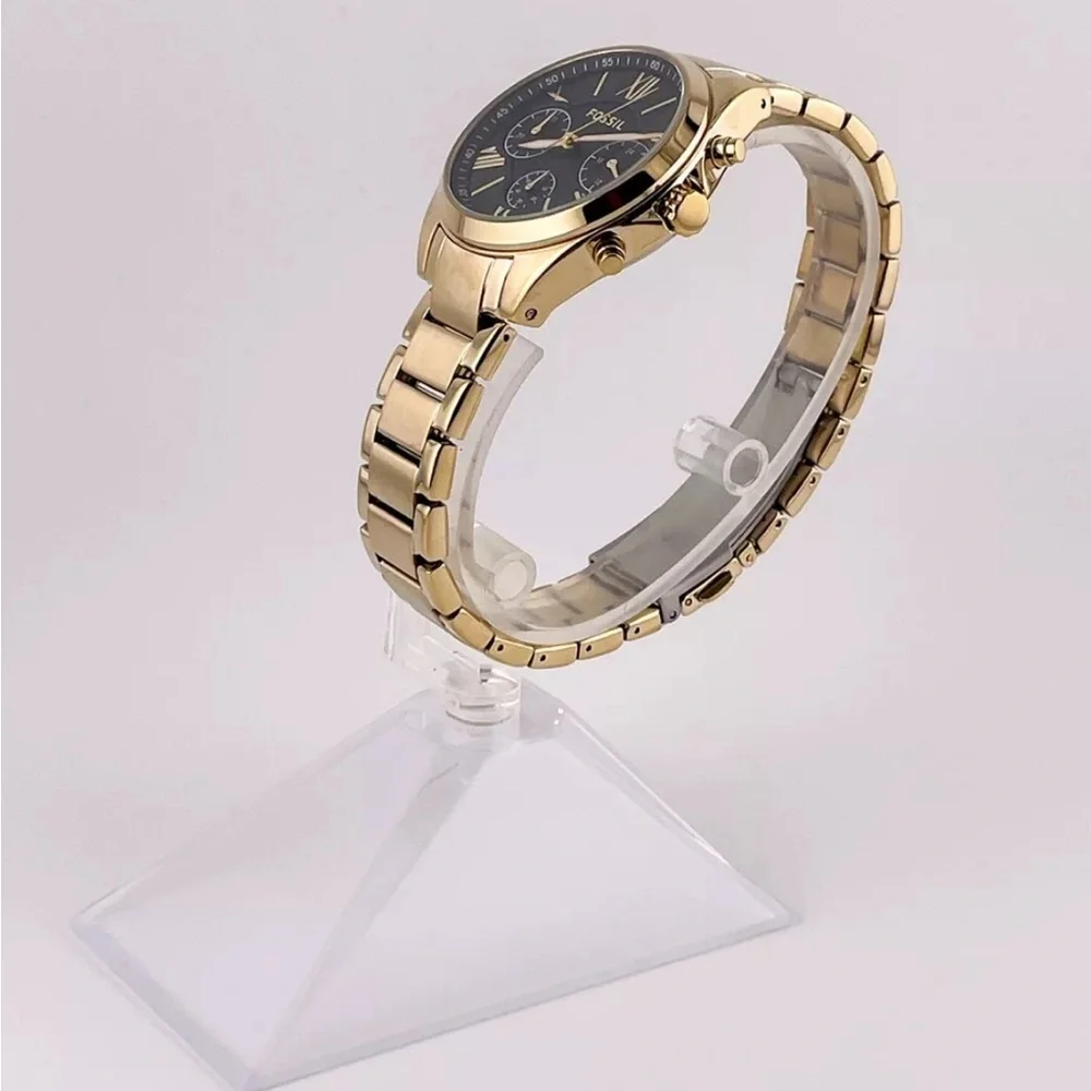Fossil Chronograph Gold-Tone Stainless Steel Watch #101